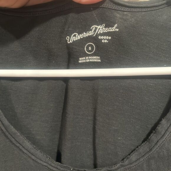 Universal Thread Target Dark Gray Scoop Neck T-Shirt Dress Size Small - Picture 2 of 6